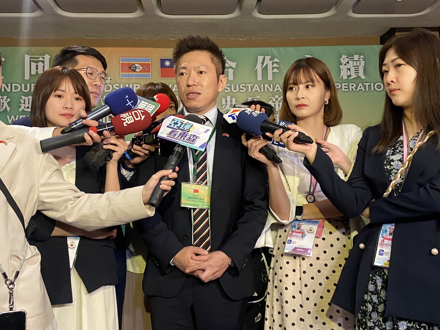 總統府副秘書長張惇涵強調，在此關鍵時刻，台灣沒有嘗試錯誤的空間，若換黨執政或選擇一個連政策理念都沒說清楚的候選人，風險更大。（資料照/劉玉秋 攝）