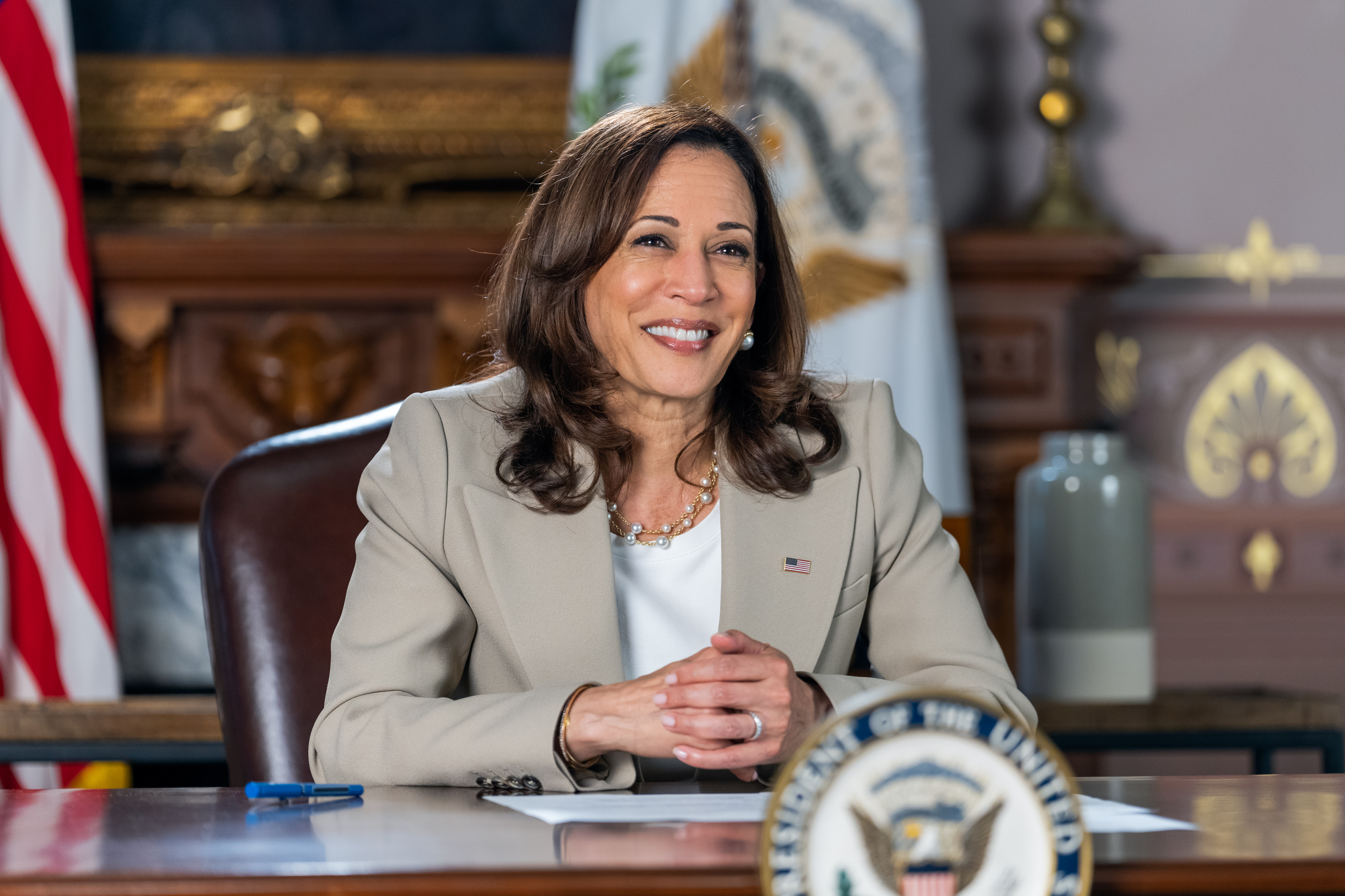 美國副總統賀錦麗(Kamala Harris)。  (圖:@VP)