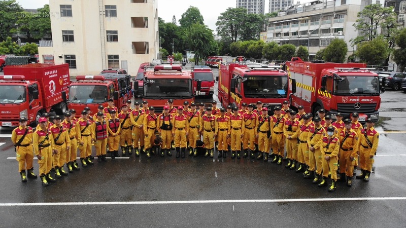 摩洛哥強震傷亡慘重，內政部消防署9日表示，台灣120人搜救隊隨時馳援救災。（消防署提供） (圖：中央社)