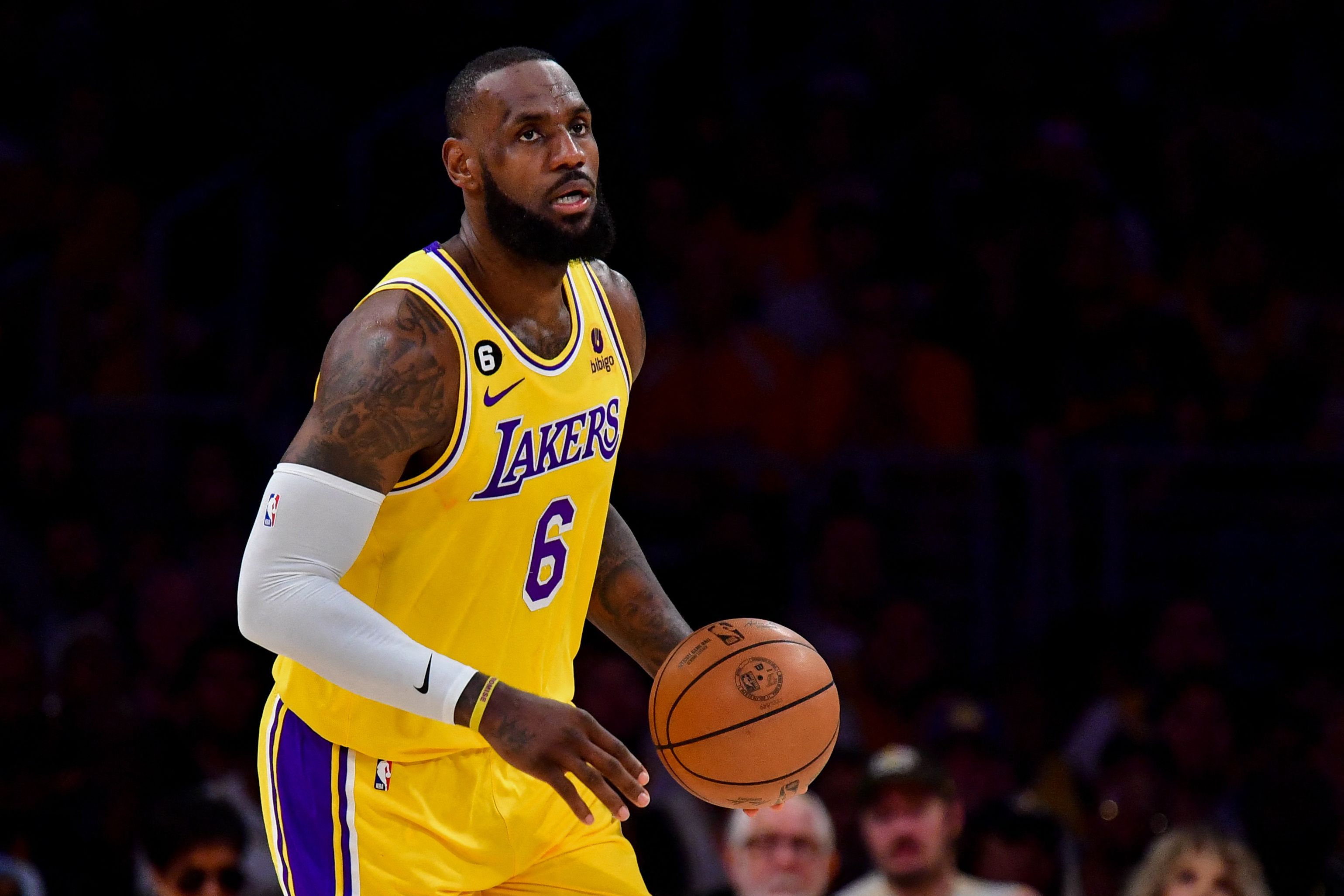 NBA洛杉磯湖人隊前鋒詹姆斯(LeBron James)。(路透社/達志影像)