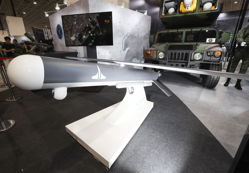 圖為巡飛彈2型無人機。(圖：中央社)