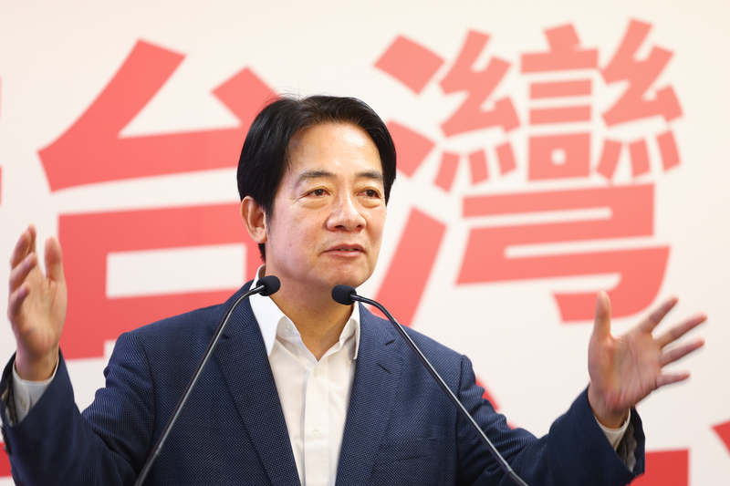 賴清德22日表示，未來若他當選總統，將和大家站在一起，為達到淨零碳排提出計畫。(資料照/中央社)
