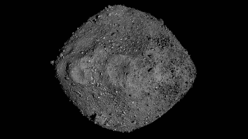 小行星貝努有0.037%的機率會在2182年撞上地球。(圖：AsteroidWatch推特)