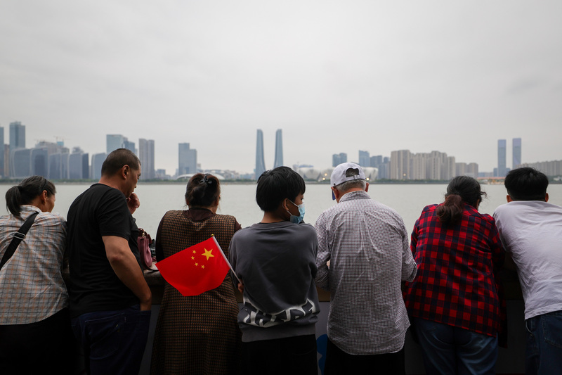 國際貨幣基金的一份報告預測，中國經濟增長到2028年將進一步下降至3.5%。(圖：中央社)