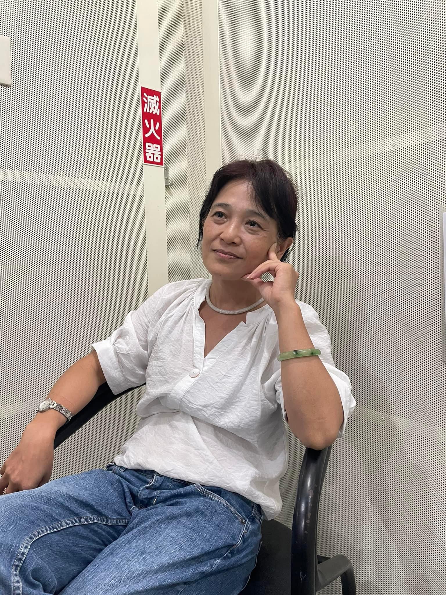 來自南京的中國公益人士珍珠(何培蓉)已從事公益活動15年，接受央廣專訪時表示，希望能為中國人權付出更多努力。(圖：溫金柯)