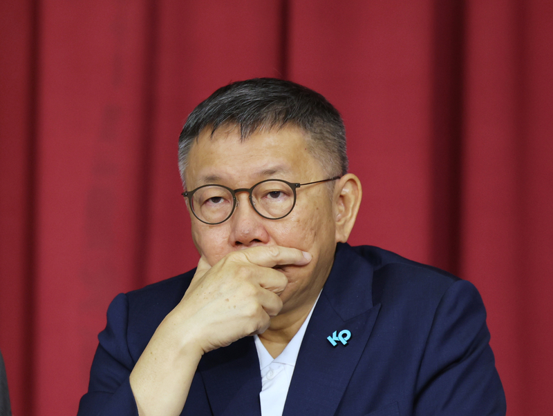 台灣民眾黨總統參選人柯文哲（圖）主張增加5成消防預算。(圖：中央社)