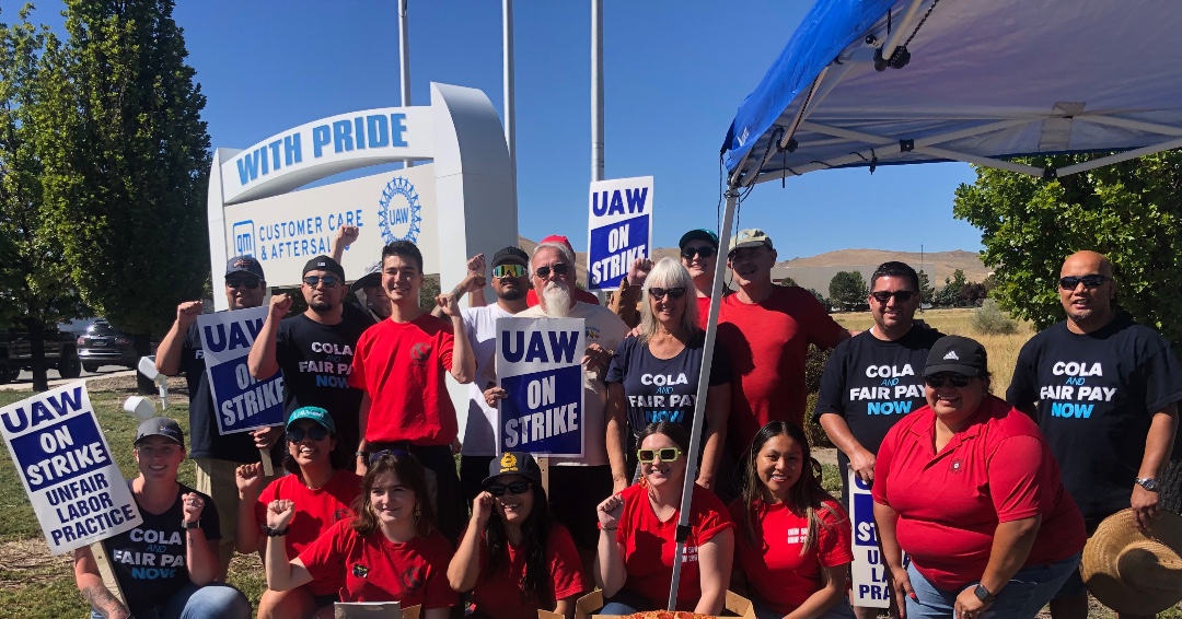 美國最大汽車工人工會「聯合汽車工會」(UAW)，內華達州的汽車工人加入。(FB/@UAW)