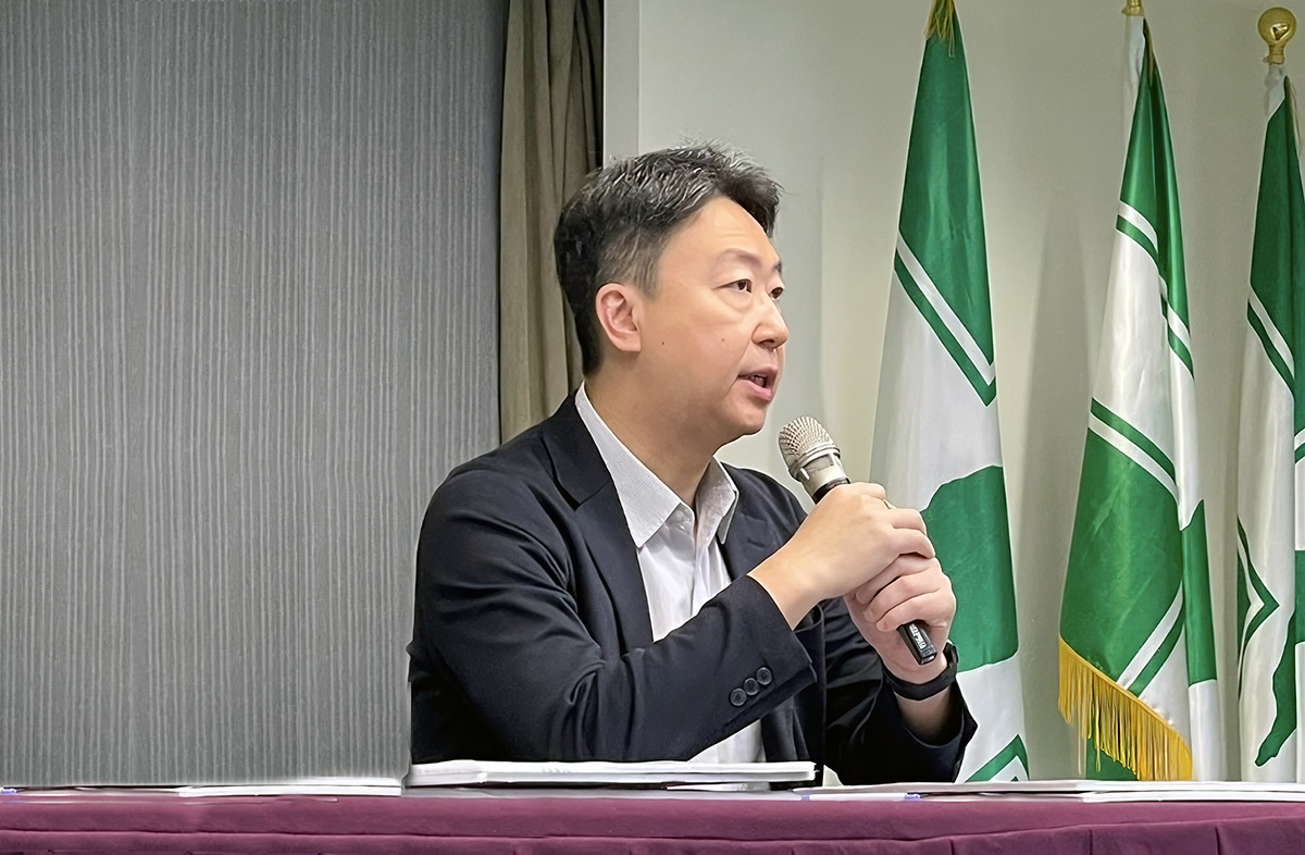 民進黨總統參選人賴清德競選辦公室發言人陳世凱。(資料照/劉玉秋攝)