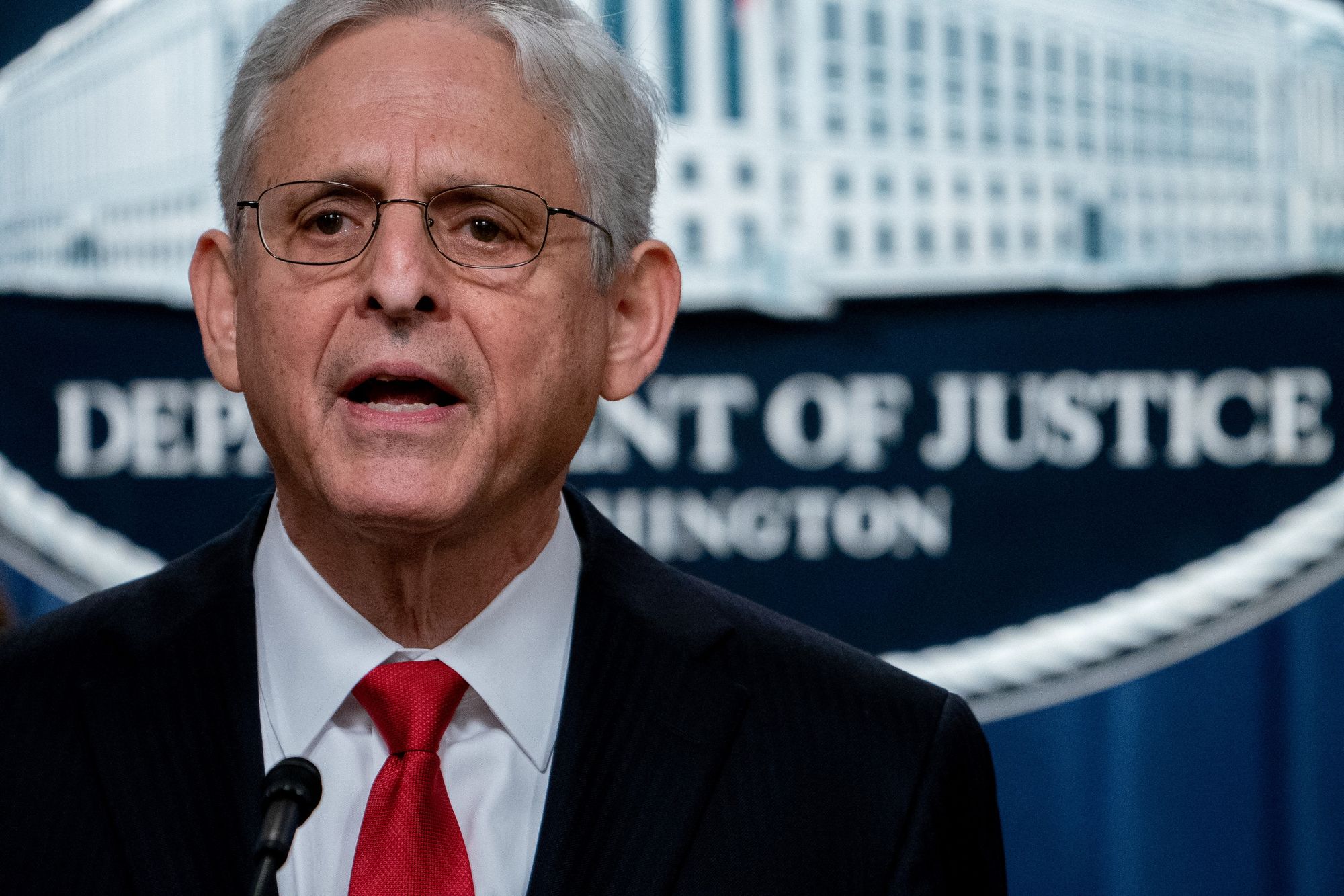美國司法部長賈蘭德(Merrick Garland)。 (AFP)