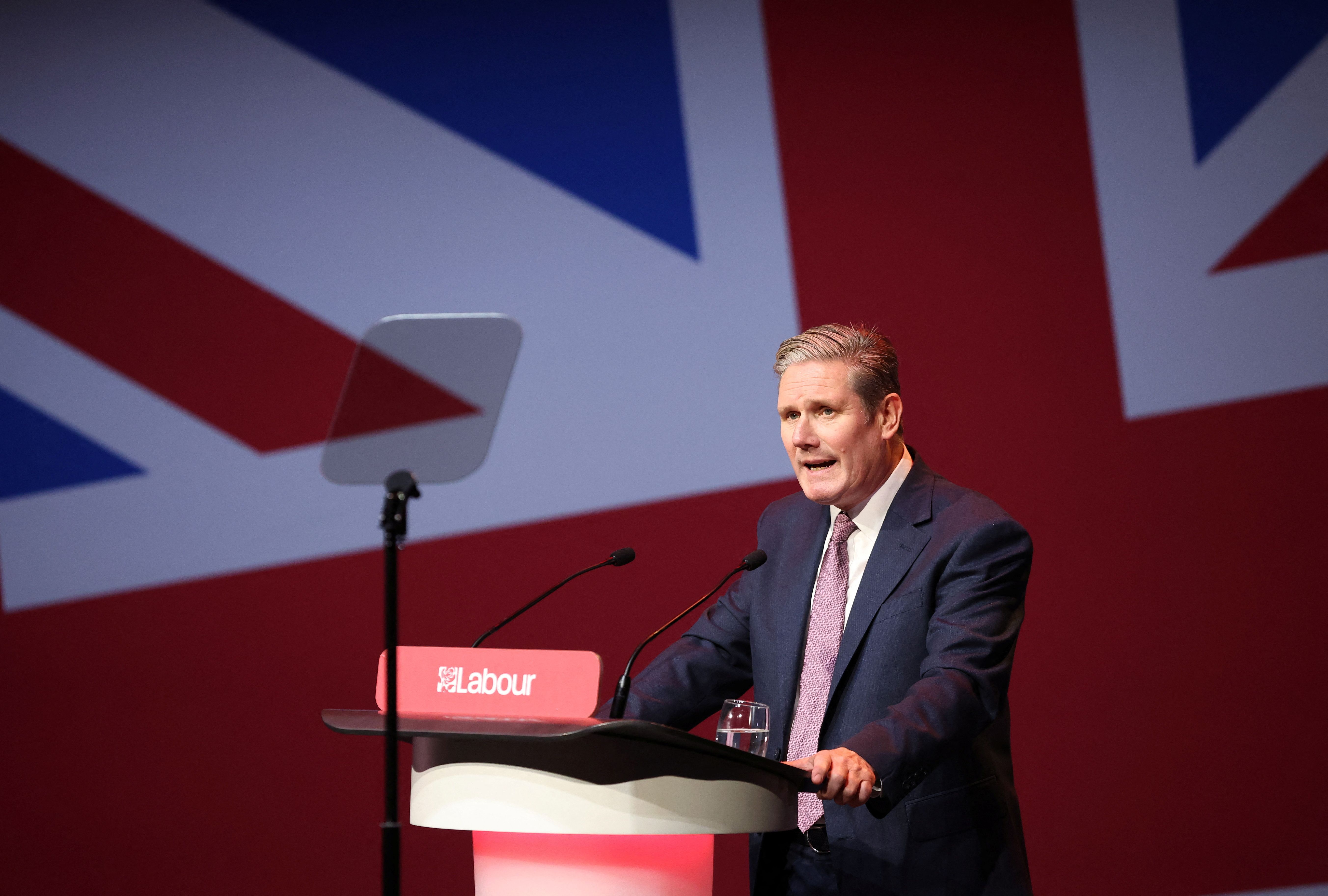英國工黨領袖施凱爾(Keir Starmer)。(路透社/達志影像)