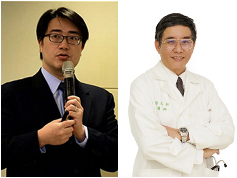 關渡醫院院長陳亮恭(左)，台大癌醫中心院長楊志新(右)。(合成圖/取自關渡醫院、台大癌醫中心)