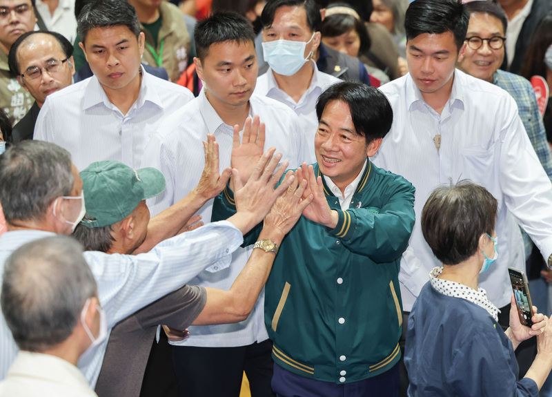 民進黨總統參選人賴清德上Podcast分享追女友過程。(資料照/中央社)