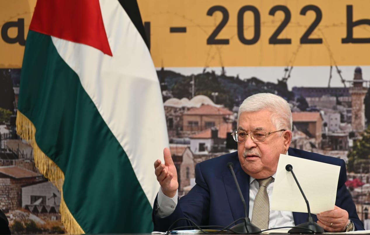 巴勒斯坦自治政府主席阿巴斯(Mahmud Abbas)。 (圖:取自官方臉書)