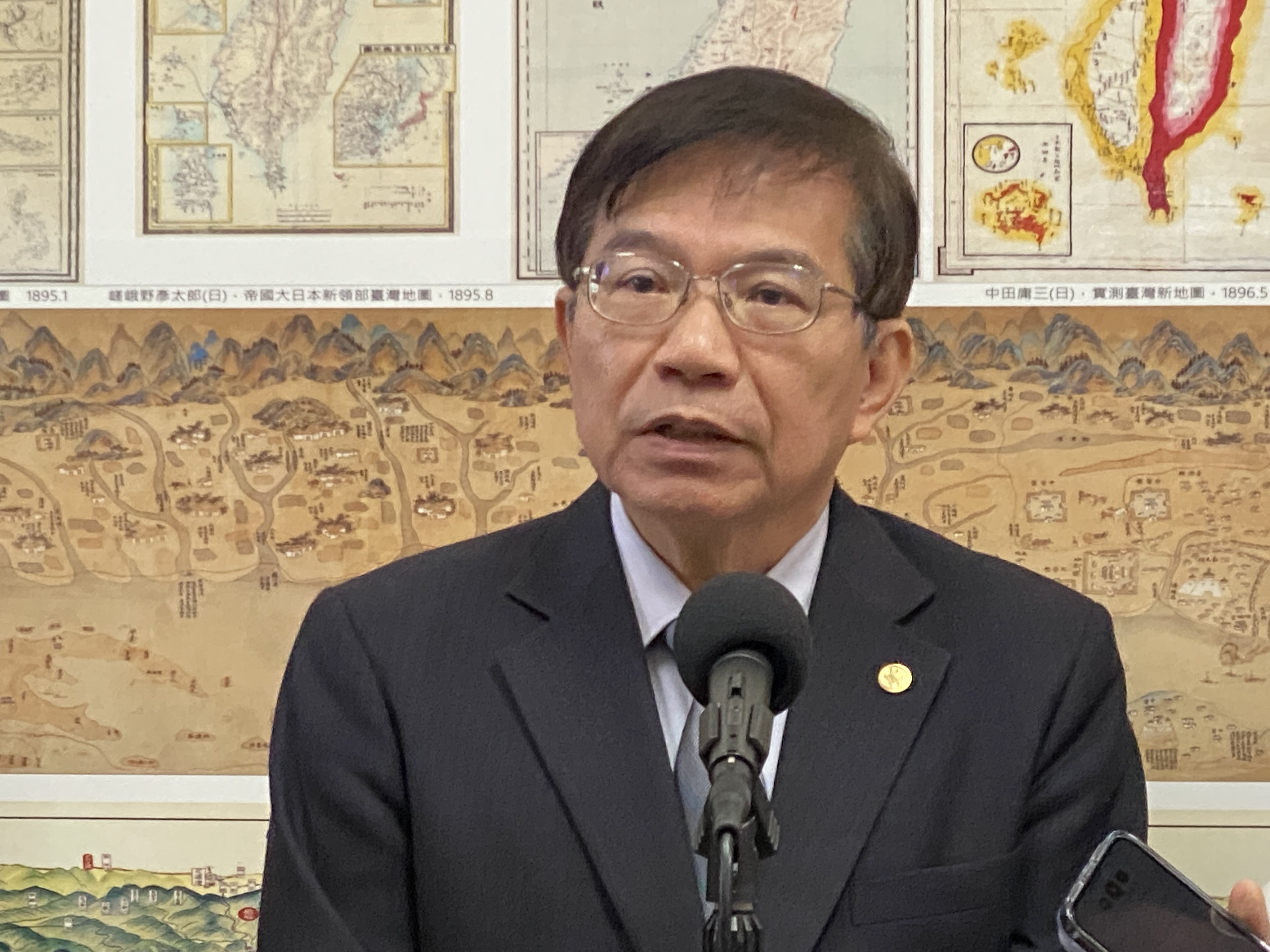 交通部長王國材。(資料照片/吳琍君攝)