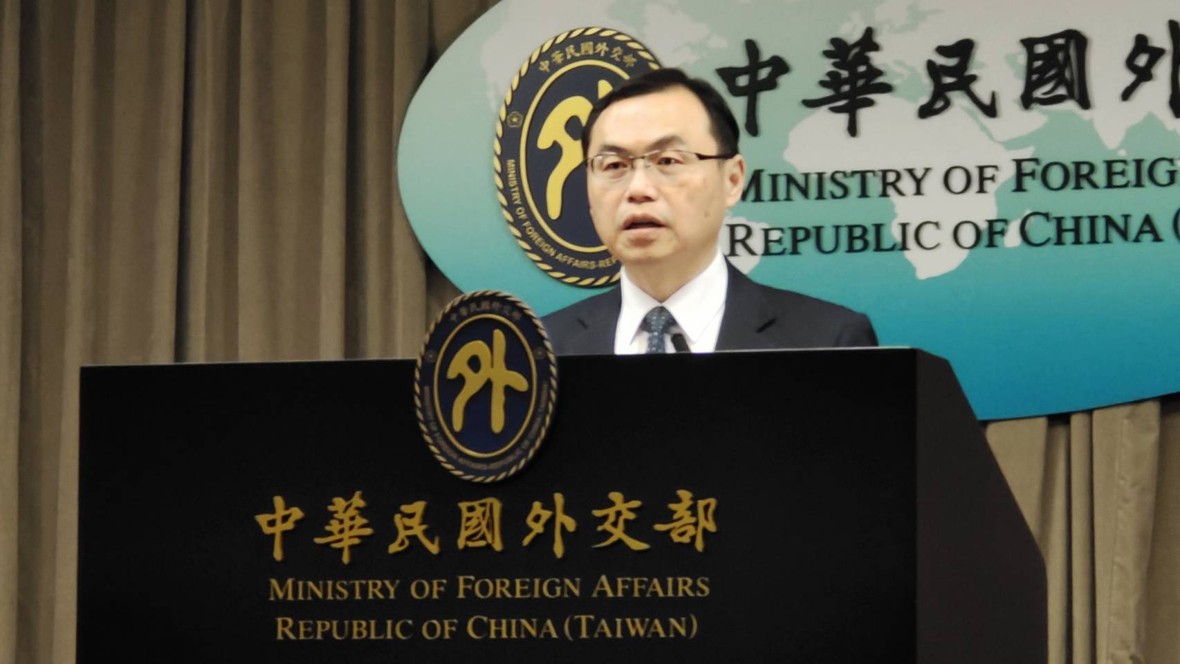 新任駐教廷大使賀忠義。(王韋婷攝)