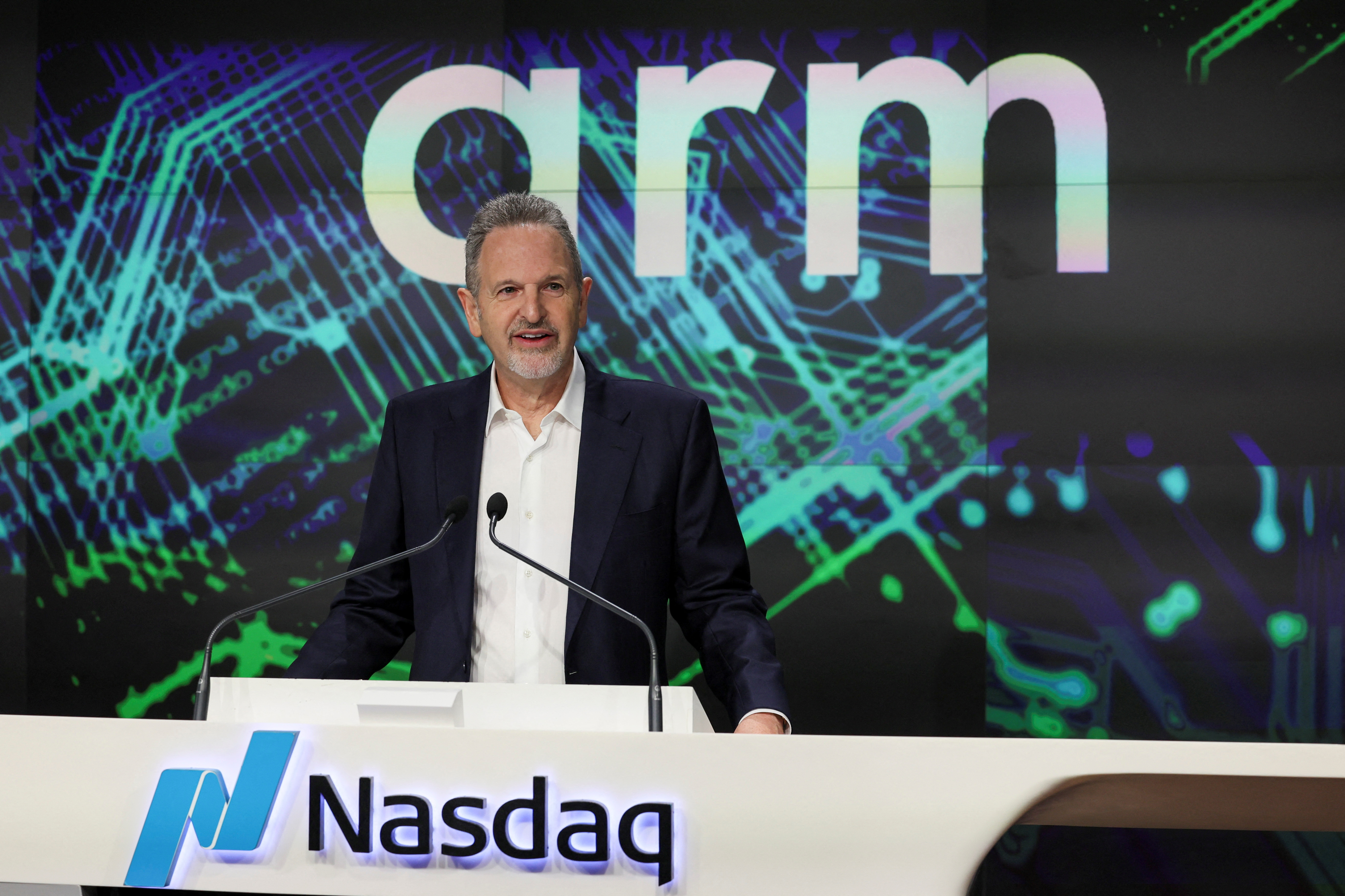 安謀控股(Arm Holdings)執行長哈斯(Rene Haas)。(路透社/達志影像)