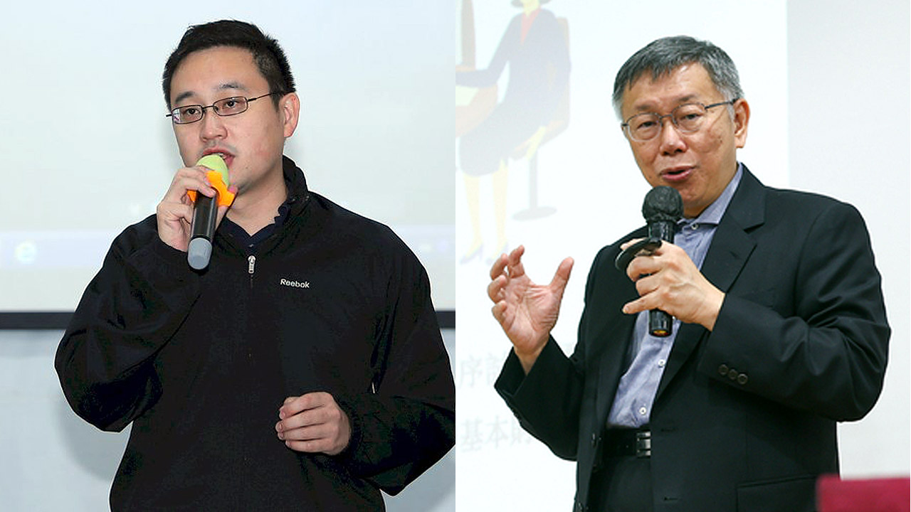 賴清德競總發言人趙怡翔(左)22日表示，民眾黨總統參選人柯文哲(右)已經不是第一次把歧視言論當有趣，一次又一次重傷台灣國際形象。(資料合成照/圖:中央社)