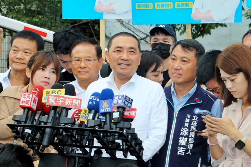 國民黨總統參選人侯友宜。(資料照/中央社)
