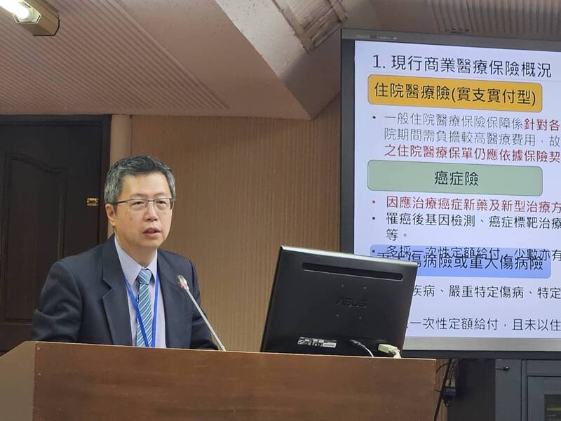 金管會保險局副局長蔡火炎。資料照。(圖：中央社)