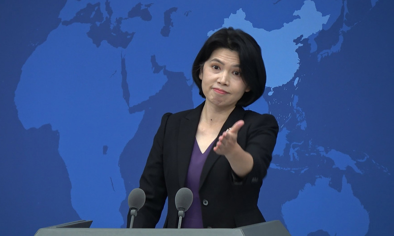 中國大陸國台辦發言人朱鳳蓮25日在例行記者會上回應大陸鷹派官媒富士康遭查稅的問題。中央社記者呂佳蓉北京攝  112年10月25日 (圖：中央社)