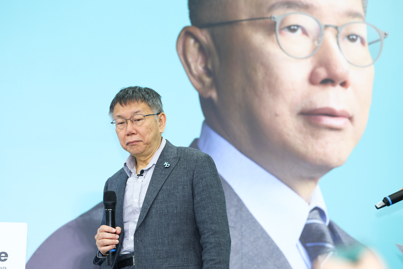 台灣民眾黨不分區立委名單傳可能納入中國籍配偶徐春鶯。對此，民眾黨主席柯文哲31日回應，海選精神就是給每個人機會，但個人要自己出來面對各種檢驗。(圖：中央社)