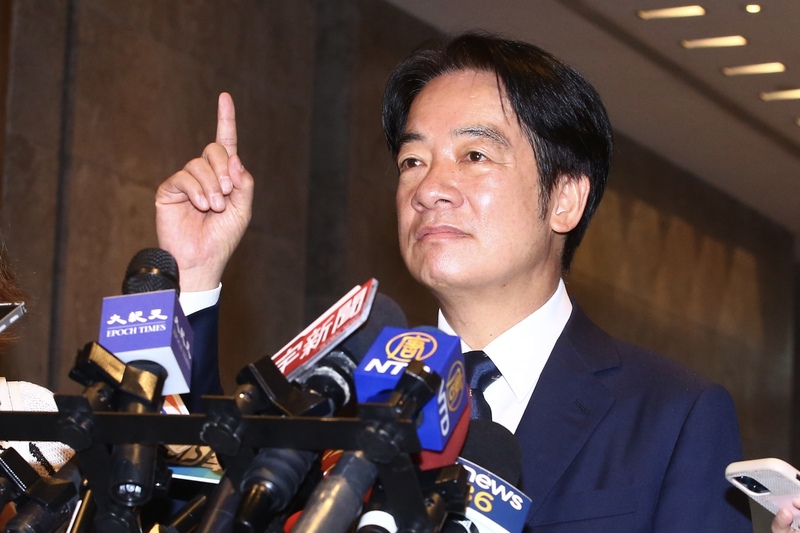 民進黨總統參選人賴清德。(資料照/中央社)