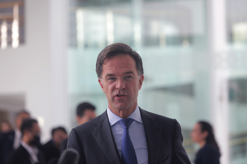 北大西洋公約組織(NATO)新任秘書長呂特(Mark Rutte)。(圖：中央社)