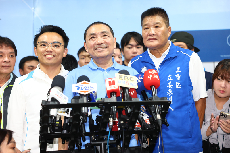 國民黨總統參選人侯友宜。(圖：中央社)