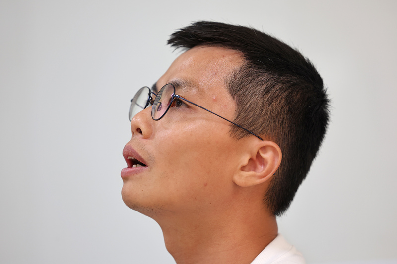參與無國界醫生任務的林口長庚醫院急診主治醫師洪上凱，在以巴戰火最前線看盡人性冷暖。 (圖：中央社)