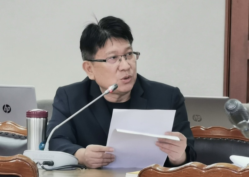 藍白合陷僵局，前總統馬英九建議以全民調定勝負。國民黨新竹縣立委林思銘（圖）11日表示，不排斥馬英九的建議，但應採排綠方式的公平全民調。（林思銘提供） (圖：中央社)