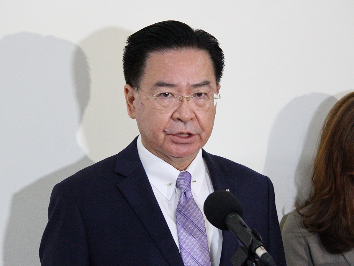 外交部長吳釗燮。(王照坤 攝)