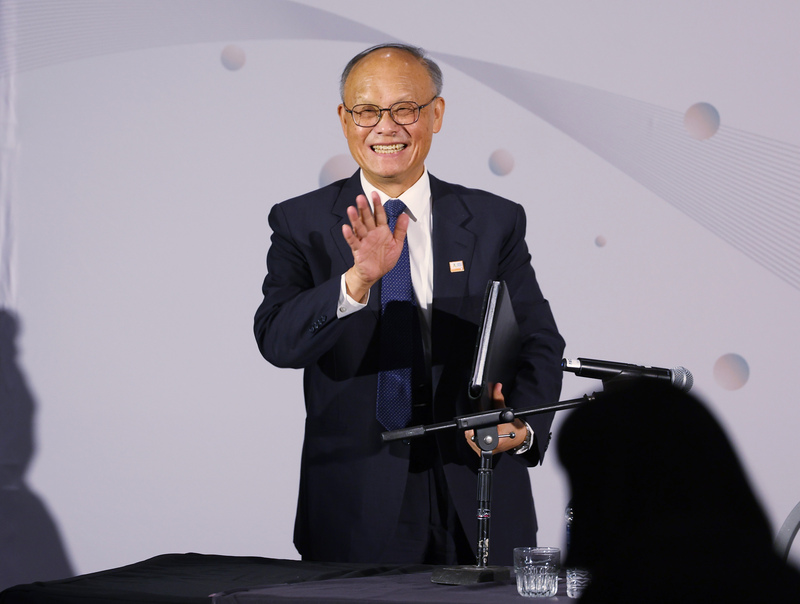 亞太經濟合作會議（APEC）正在美國舊金山舉行，行政院政務委員鄧振中在當地時間15日出席雙部長記者會。 (圖：中央社)