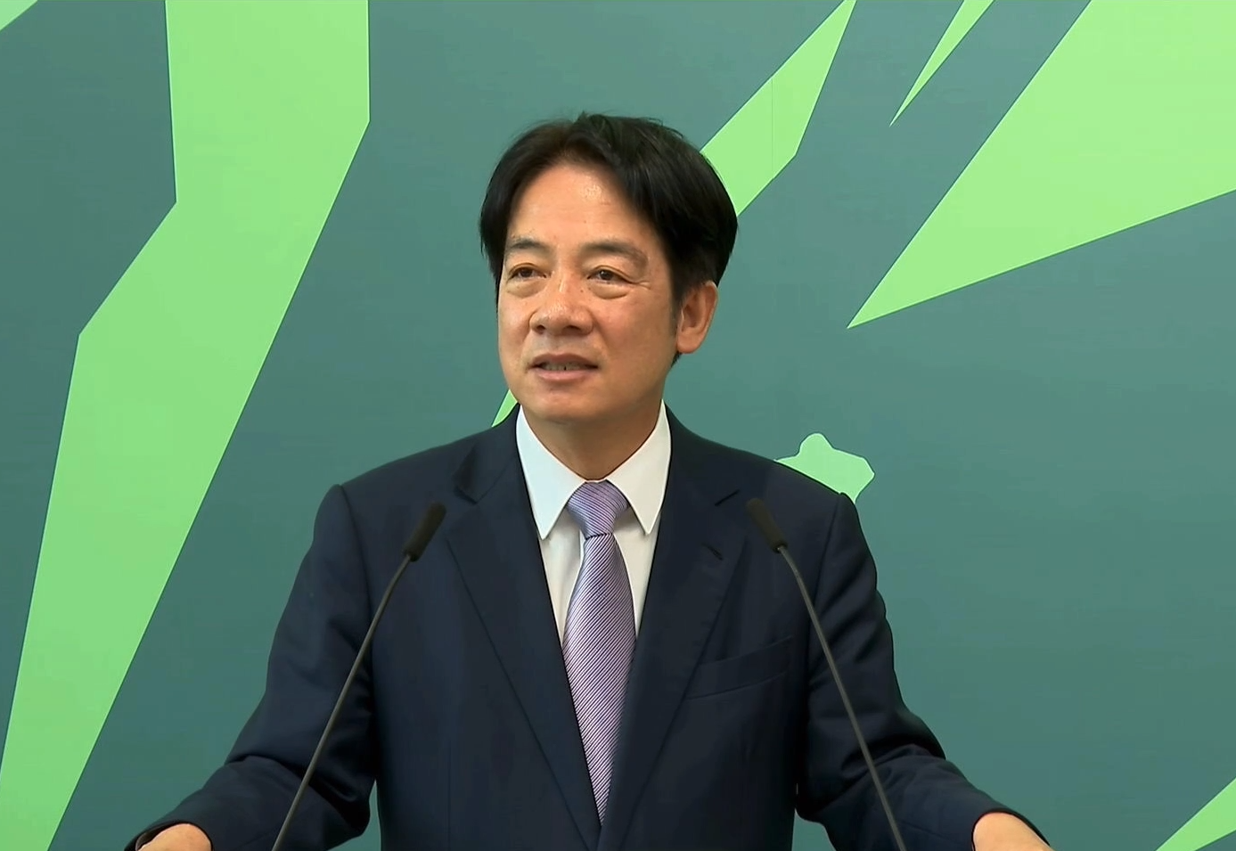 民進黨總統參選人賴清德。(翻攝民進黨臉書直播)