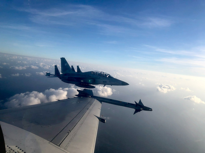 菲律賓空軍21到23日在南海和近台灣的巴丹群島(Batanes)參與菲美聯合海空巡邏。(菲國空軍提供)