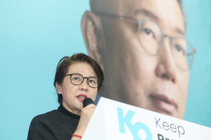 柯文哲競選總幹事黃珊珊透過臉書表示，柯文哲將以民眾黨總統候選人身分拚戰到底，這句話應該很清楚。 (圖：中央社檔案照片)
