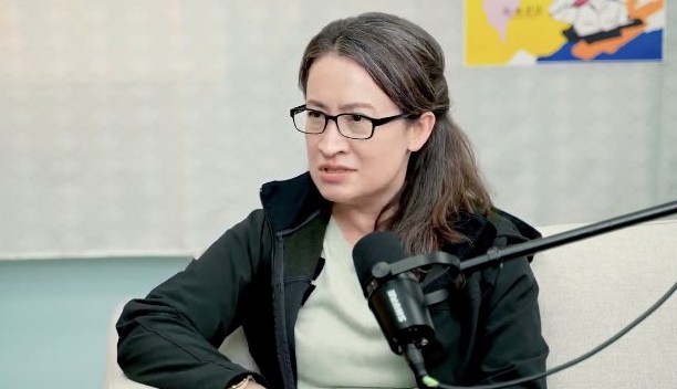 蕭美琴日前接受「敏迪選讀」Podcast專訪。（YT）