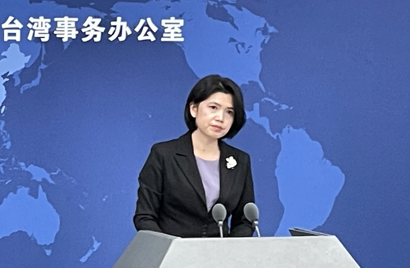 中國大陸國台辦發言人朱鳳蓮。 (圖：中央社)