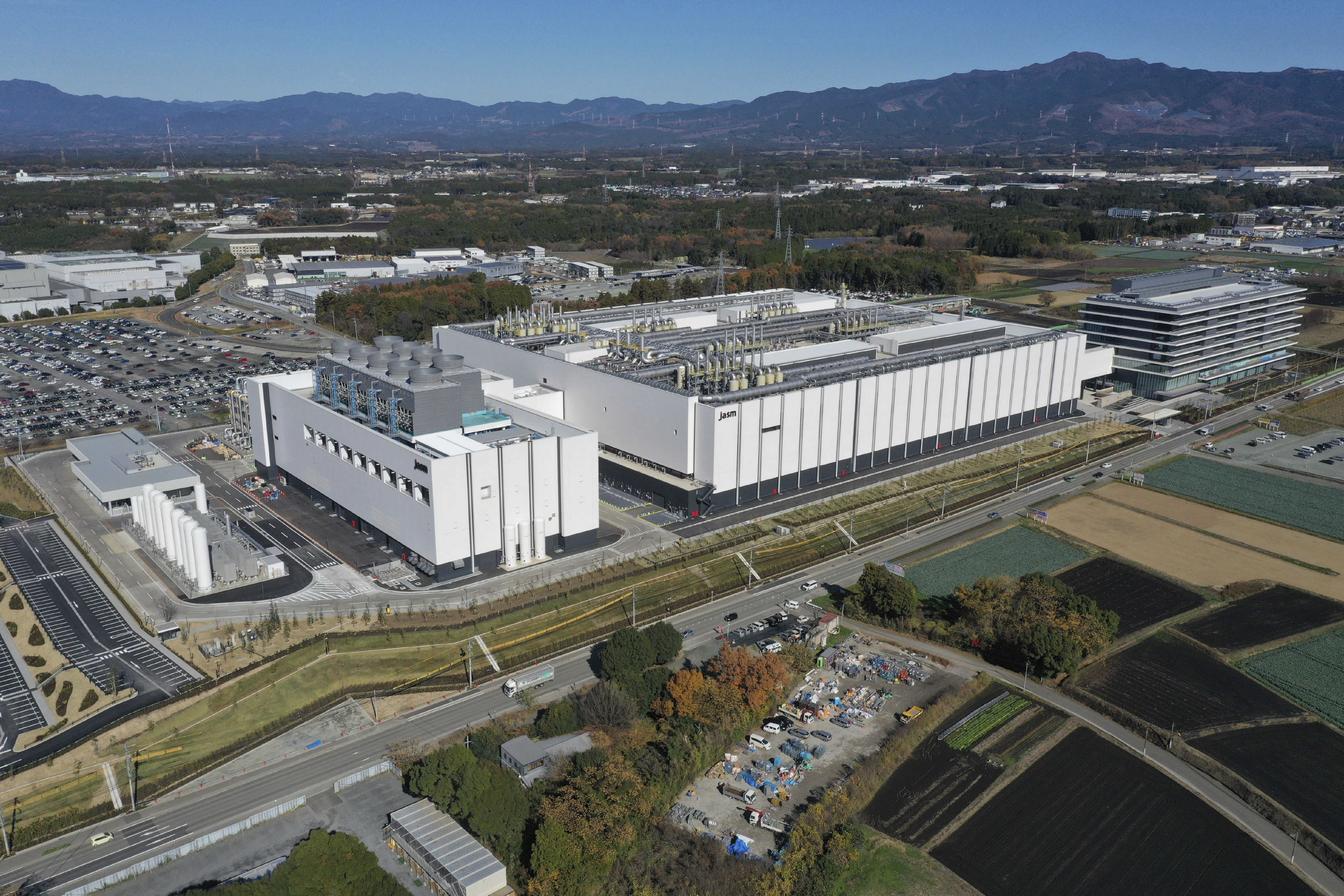 圖為台積電熊本廠。(美聯社/達志影像)