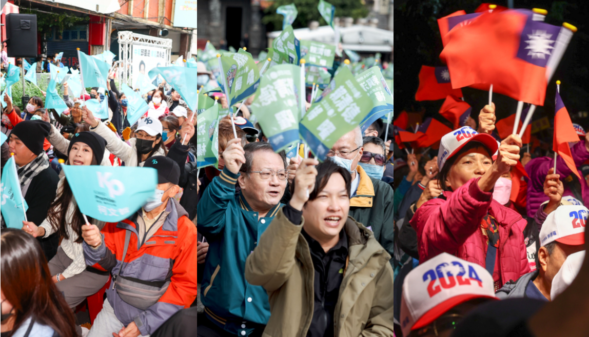 台灣2024大選競爭激烈 。(圖:中央社、賴清德臉書/央廣合成)