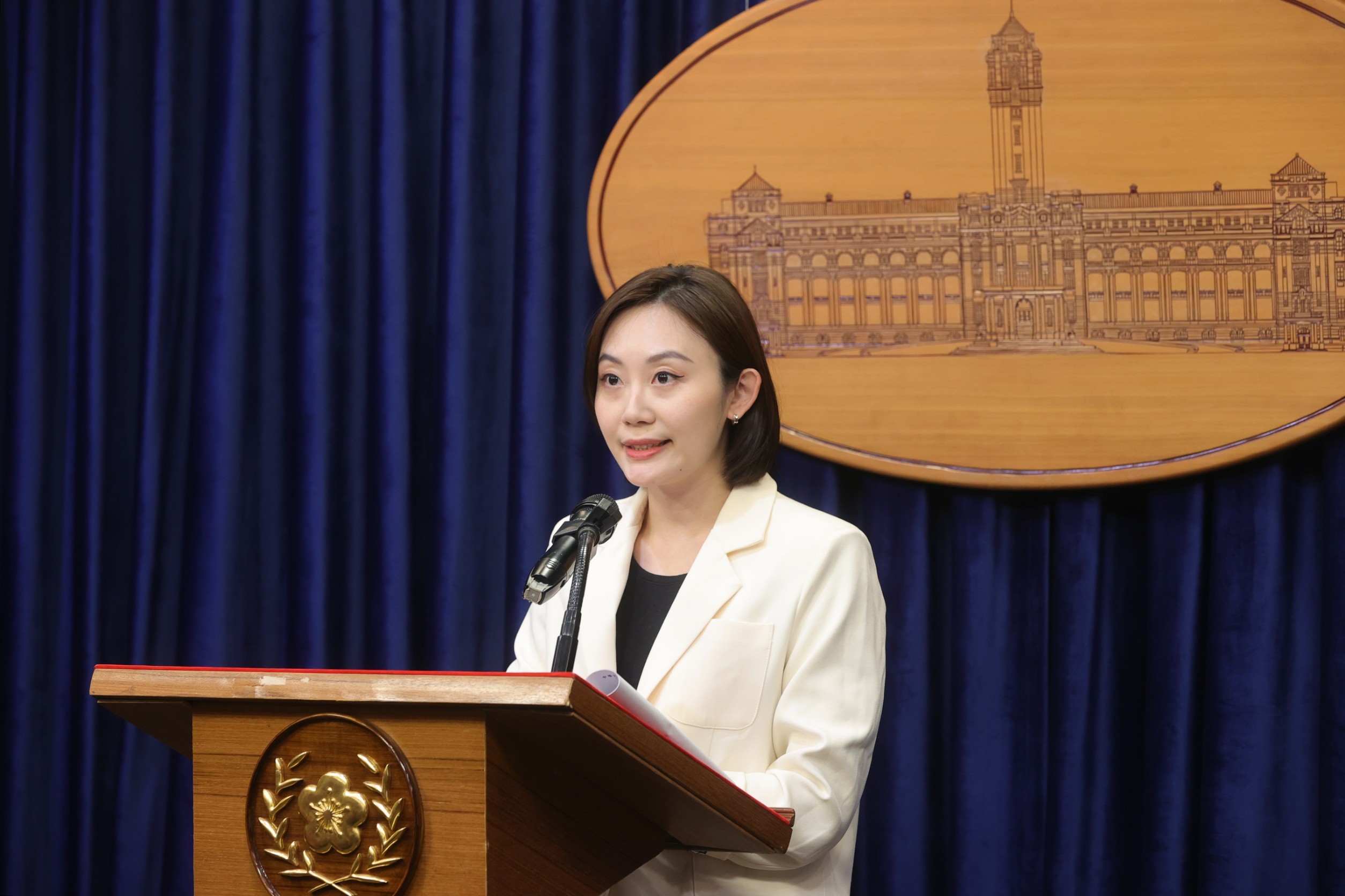 總統府發言人林聿禪表示，本次國宴地點選在台南市福爾摩沙遊艇飯店舉辦。(圖：總統府)