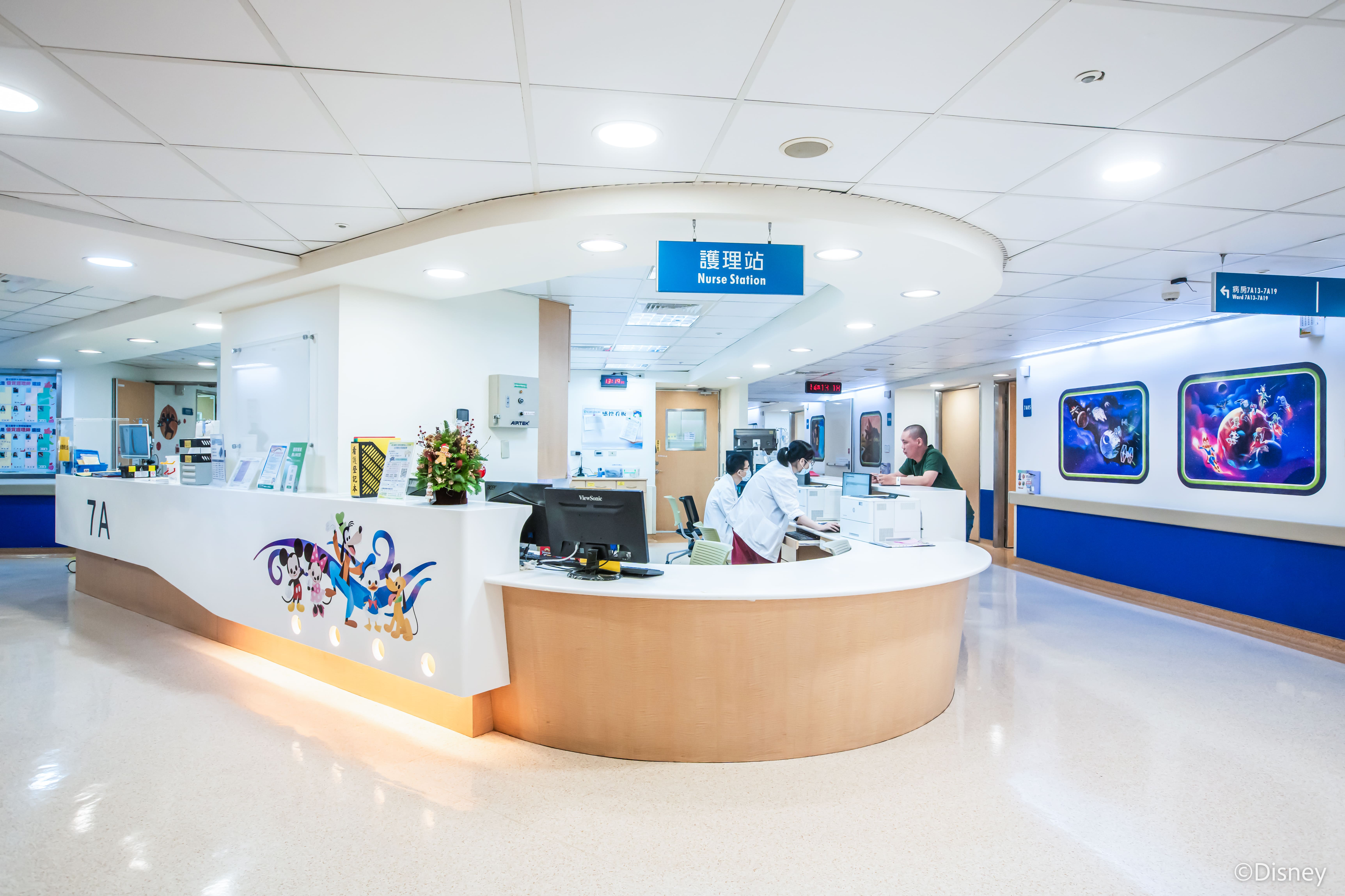 台灣第一家迪士尼兒童醫院計畫在台北醫學大學附設醫院正式啟用。(圖由迪士尼提供)
