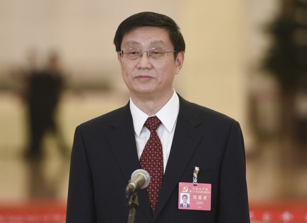 圖為吳燕生去年10月參與中共20大。（圖:中新社/中央社）