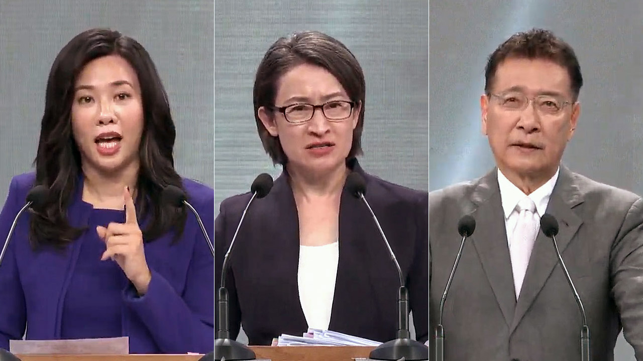 副總統辯論會趙少康簽辭職書蕭美琴抱病護政績吳欣盈籲別搞棄保-新聞-Rti 中央廣播電臺