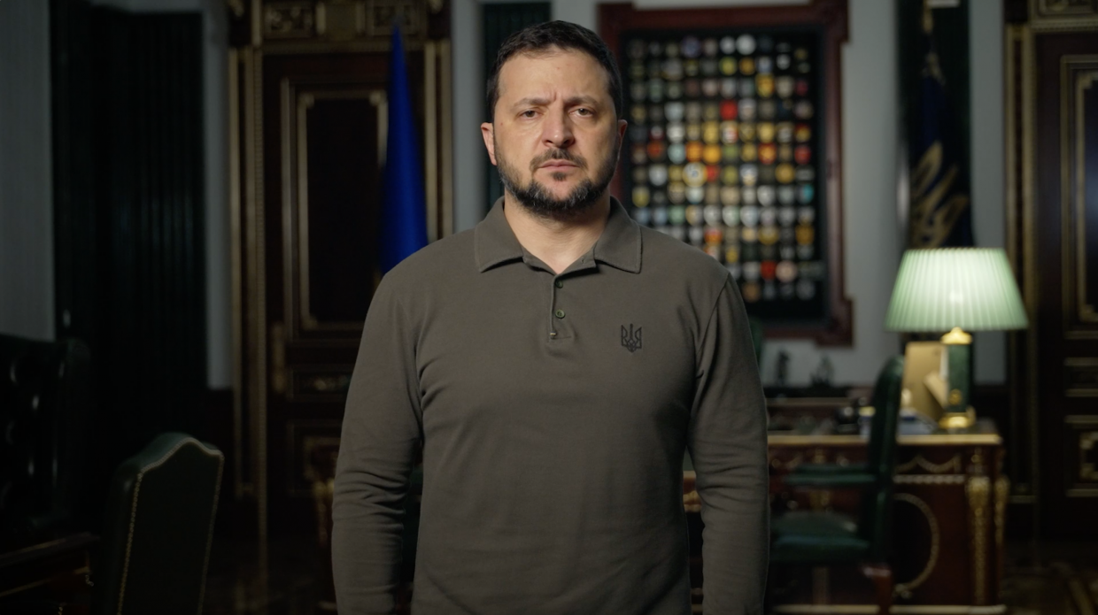 烏克蘭總統澤倫斯基(Volodymyr Zelenskiy)。 (圖:烏克蘭總統府)