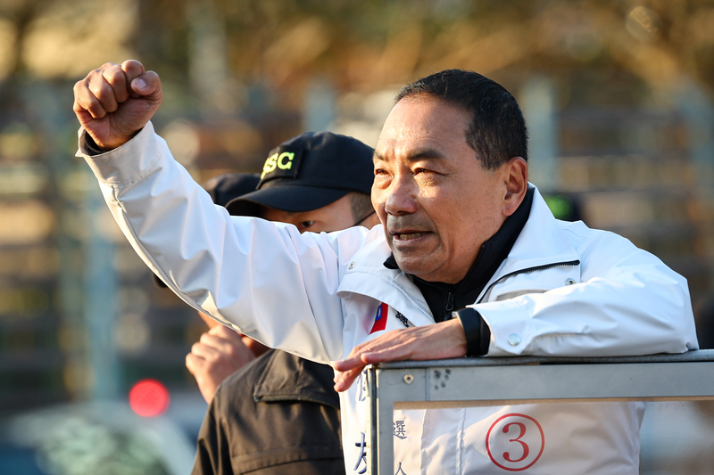 國民黨總統候選人侯友宜。(圖：中央社)