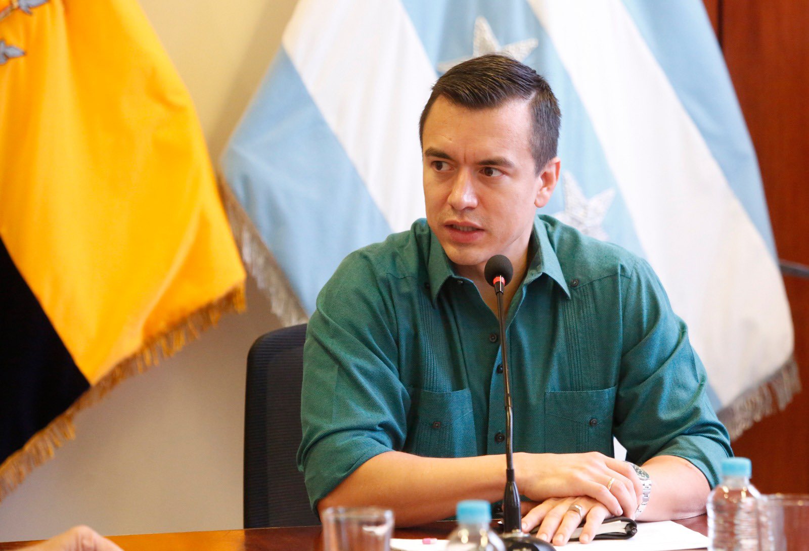 厄瓜多總統諾波亞(Daniel Noboa)。(圖:@Presidencia_Ec)