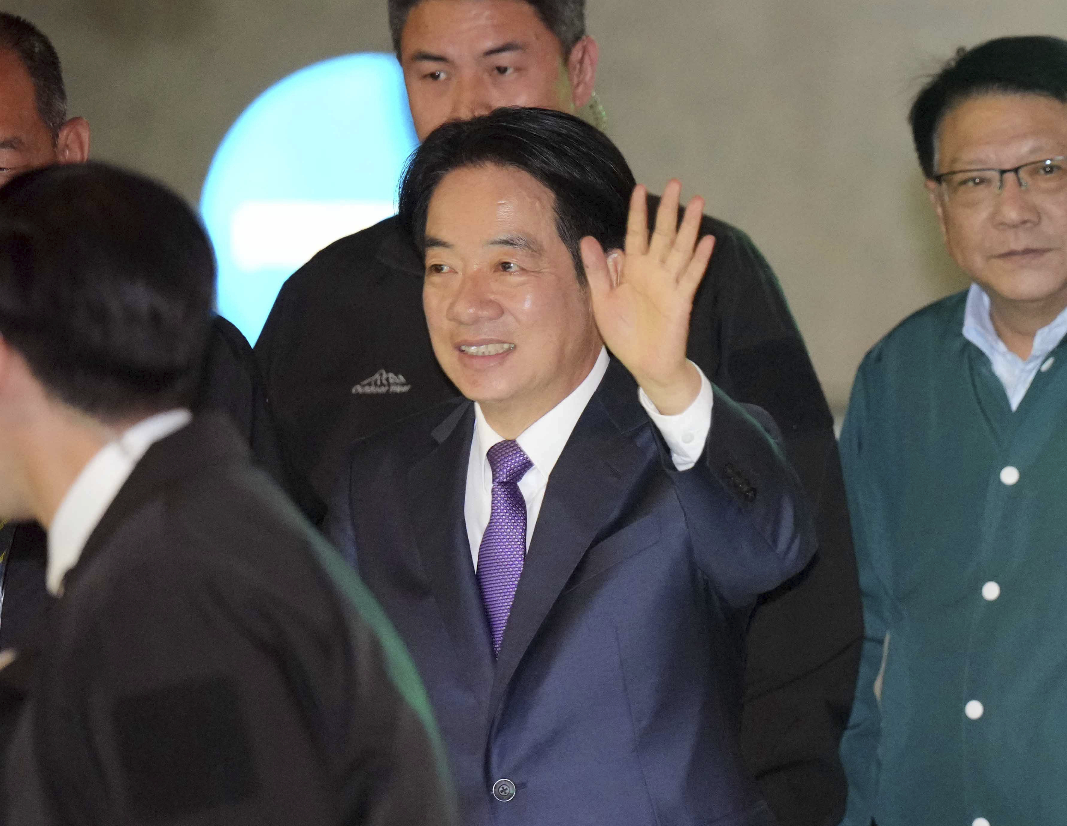 民進黨總統候選人賴清德打破執政兩屆的「8年魔咒」，贏得2024總統大選。(美聯社/達志影像)