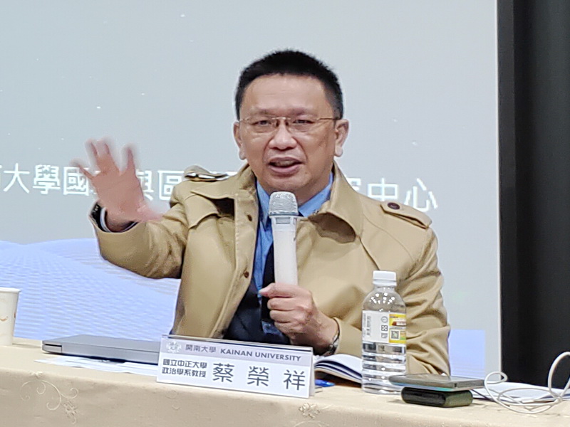中正大學政治系教授蔡榮祥受訪表示，中國不喜歡民進黨，所以對台統戰工作會採取「分而治之」策略 (央廣檔案/記者王照坤 攝)