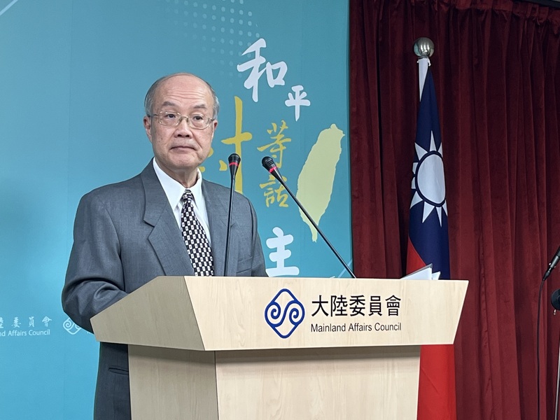 陸委會副主委兼發言人詹志宏。(圖：中央社)