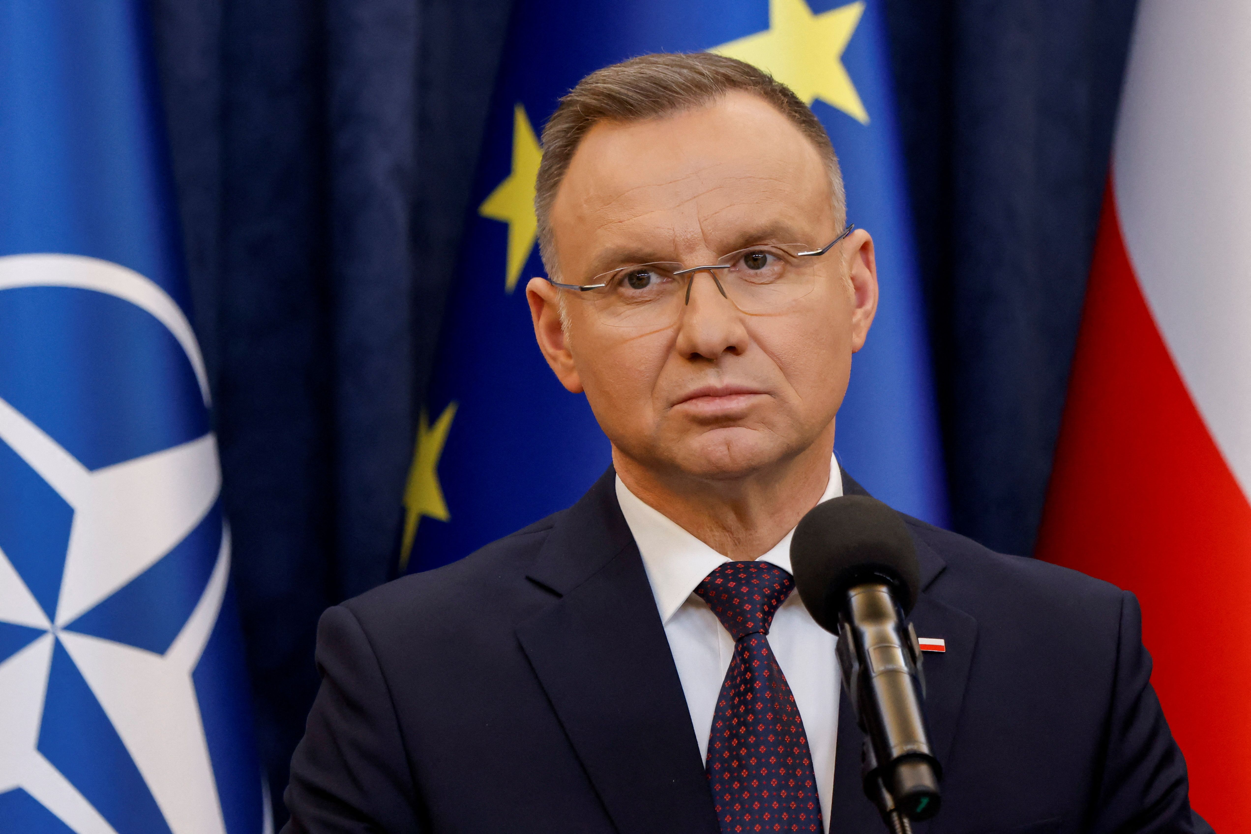 波蘭總統杜達(Andrzej Duda)。 (路透社/達志影像)